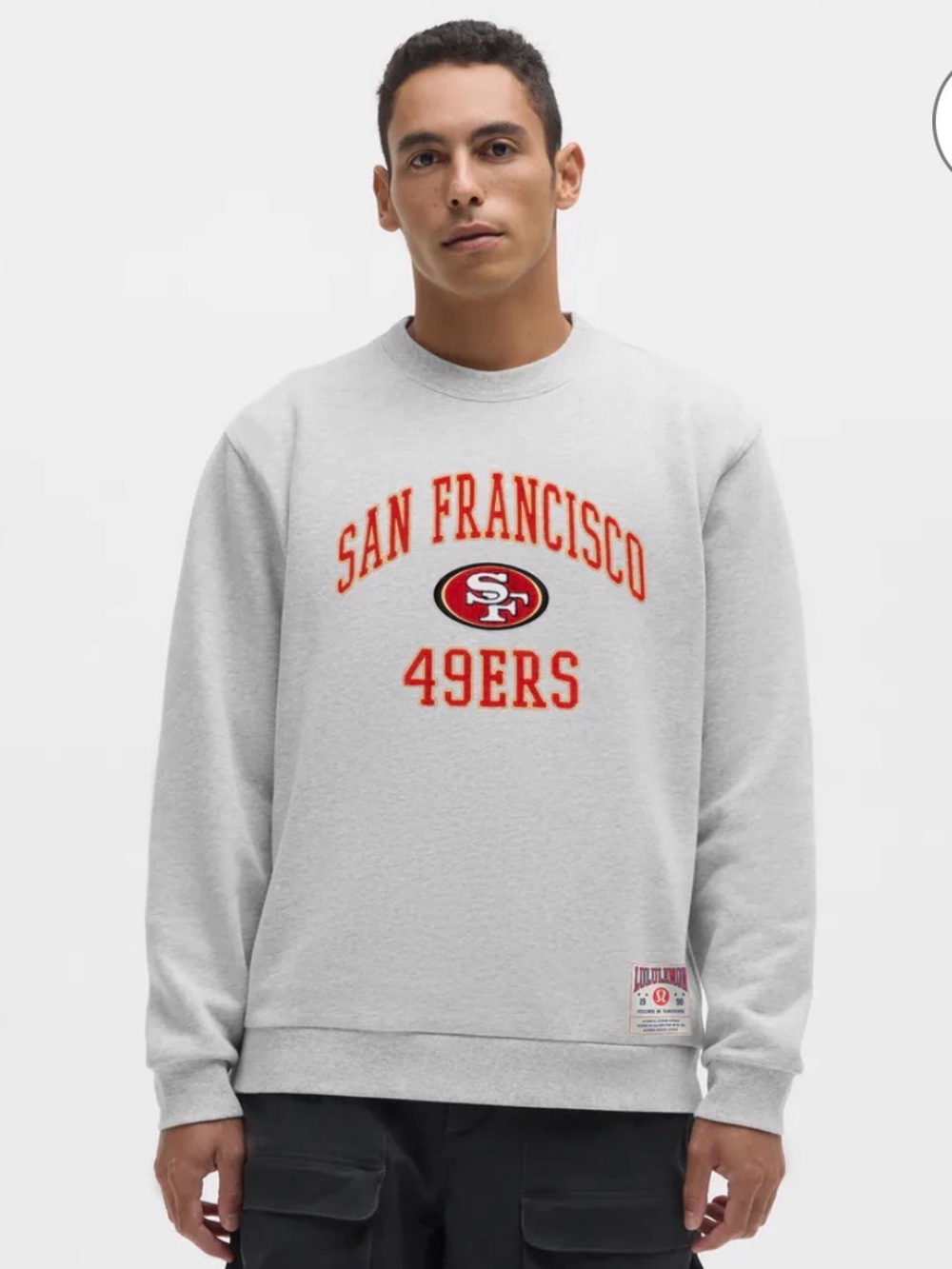 Lululemon x NFL San Francisco 49ers Steady State Crew Sweatshirt NWT